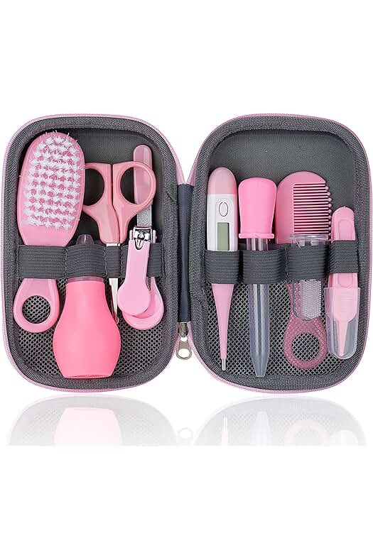 Kit de Cuidado de Salud para Bebés: 10 Accesorios Esenciales para el Aseo del Recién Nacido.