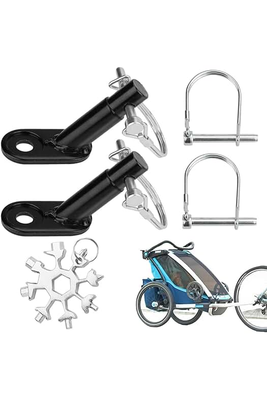 Kit de Enganche Remolque Bicicleta DIKEBAO: Fácil y seguro acoplamiento para remolques de bicicleta.