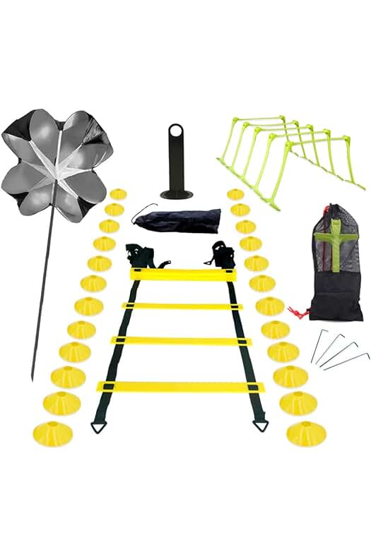 Kit de Entrenamiento de Velocidad y Agilidad para Futbolistas: Mejora tu Rendimiento en el Campo.