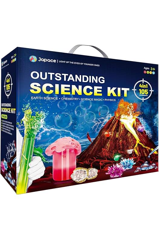 Kit de experimentos científicos Japace: juguetes educativos STEM para niños de 4 a 12 años.