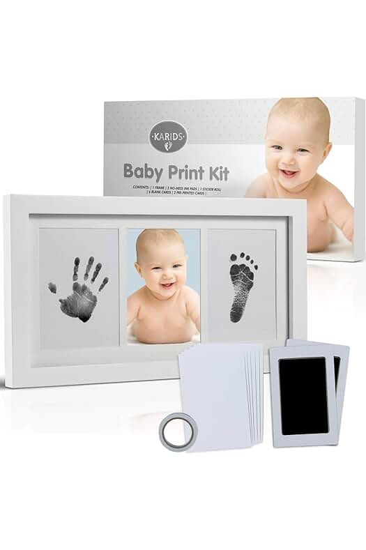 Kit de impresión de huellas de bebé: crea un recuerdo especial de los primeros momentos.