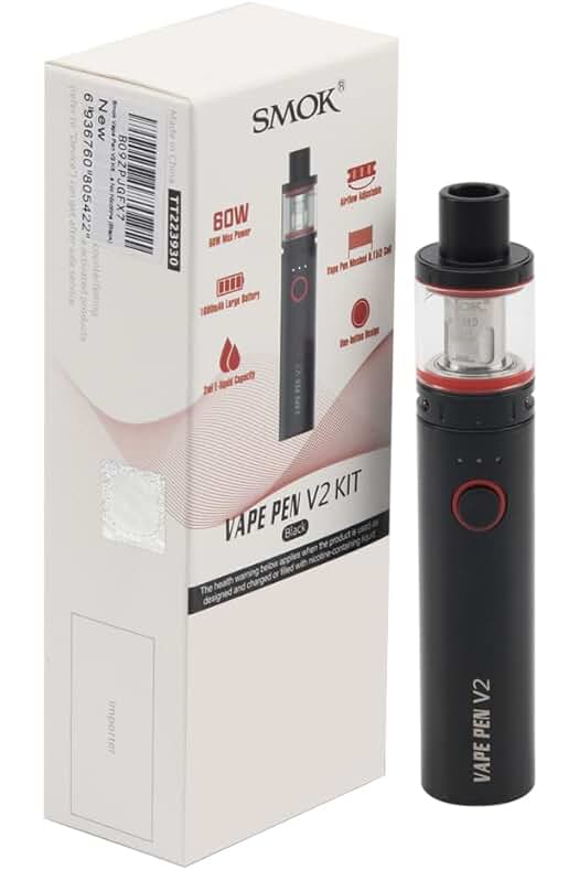 Kit de inicio Smok Vape Pen V2 con potente batería y capacidad de vaporización mejorada.