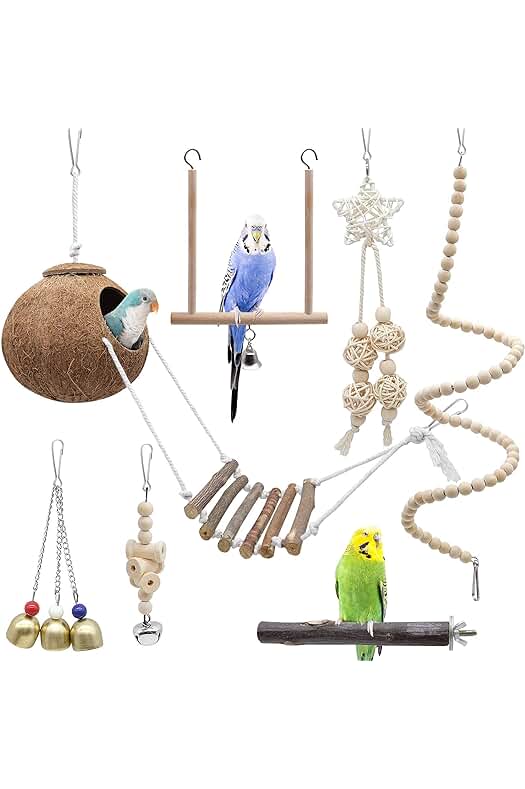 Kit de Juguetes para Pájaros: diversión garantizada para tus pequeños y medianos loros