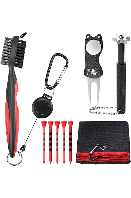 Kit de Limpieza Profesional para Golf con Accesorios de Alta Calidad.
