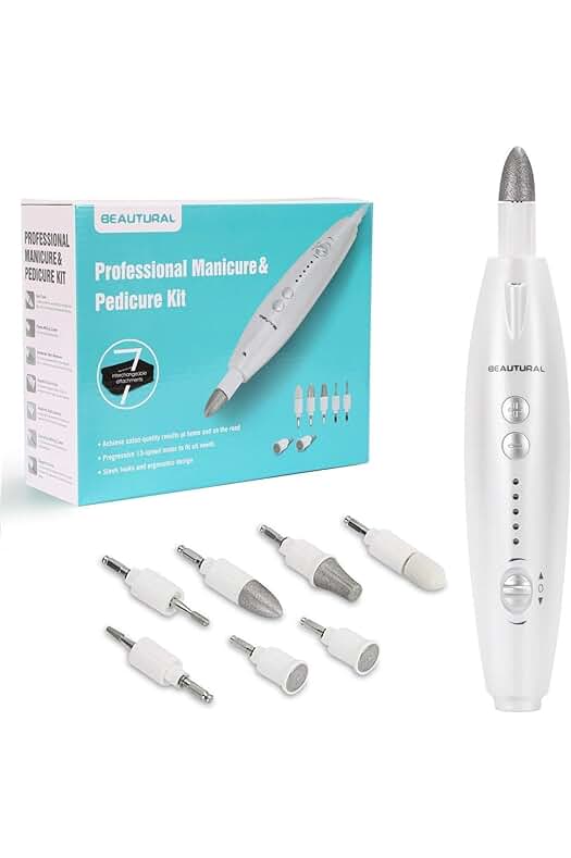 Kit de Manicura y Pulido Eléctrico para Uñas con Accesorios - BEAUTURAL