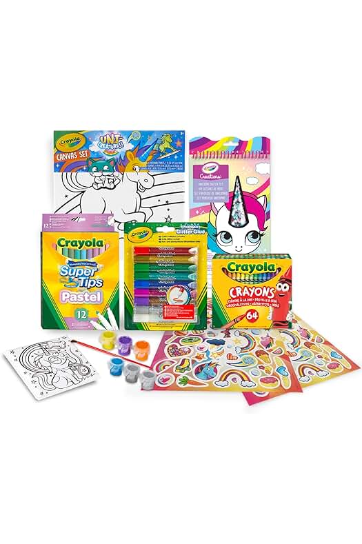 Kit de manualidades para niños con unicornios - ¡Decora y colorea tu propio unicornio mágico!