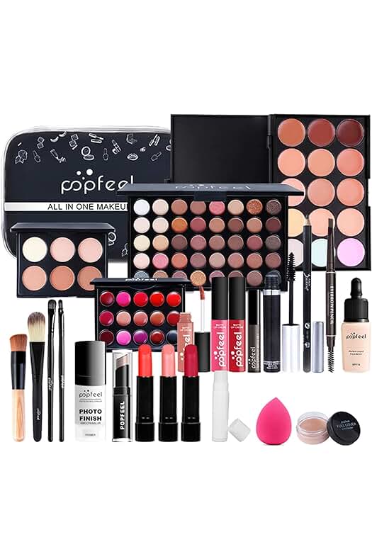 Kit de Maquillaje Completo: 24 Piezas de Cosméticos Todo en Uno para Niñas y Mujeres