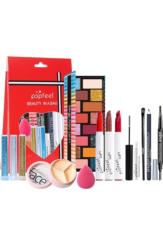 Kit de Maquillaje Profesional: El Set Completo para Niñas y Mujeres.