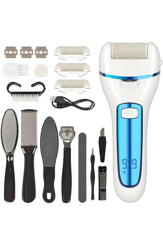Kit de Pedicura Profesional: Limadora Eléctrica para Eliminar Callos y Cuidar tus Pies