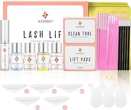 Kit de Permanente de Pestañas 2022 YIMEIR - Versión Mejorada para Salones de Belleza.