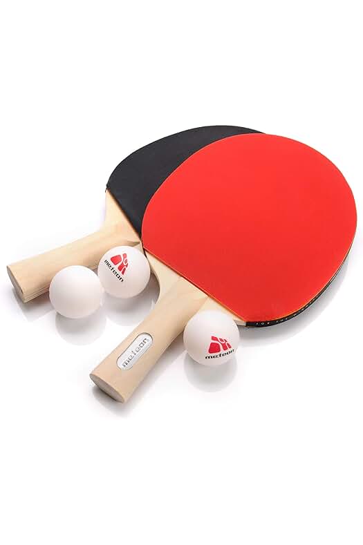 Kit de Ping Pong Tenis de Mesa - Raqueta y Pelotas para Entrenamiento y Actividades al Aire Libre