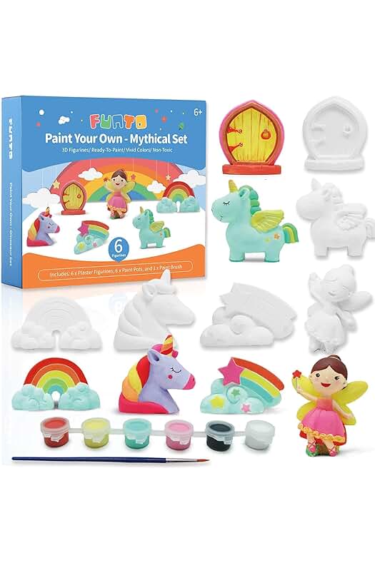 Kit de pintura de unicornio mágico, ideal para despertar la creatividad de los niños.