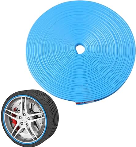 Kit de Protección de Llanta para Coche - Tiras de Protección de Neumáticos, Decoraciones de Llantas