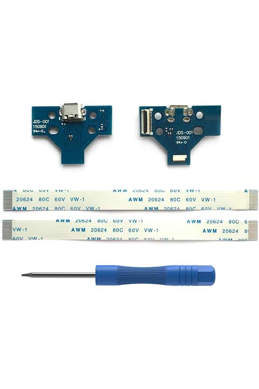 Kit de Reparación de Puerto de Carga Micro USB para Mando PS4
