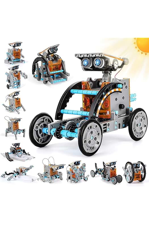 Kit de Robot Solar Stem: Juguetes Educativos de Ciencia para Niños de 8-12 Años.