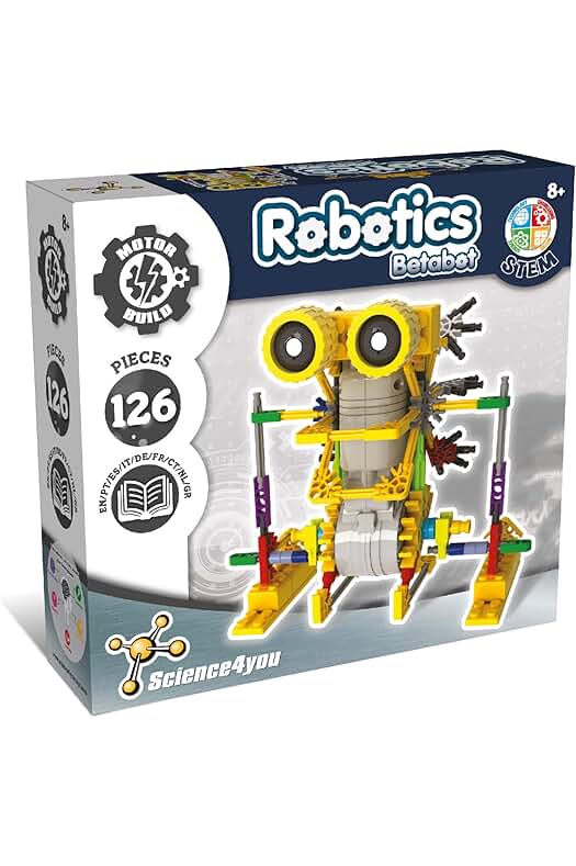 Kit de Robótica Interactivo - Construye y Juega con 126 Piezas - Regalo para Niños