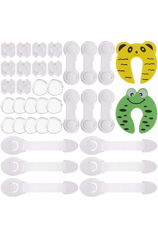 Kit de Seguridad para Bebés: Protección Completa con 36 Pcs para asegurar su hogar.