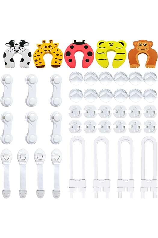 Kit de seguridad para bebés: protege enchufes, esquinas y sockets con cubiertas ajustables de silicona