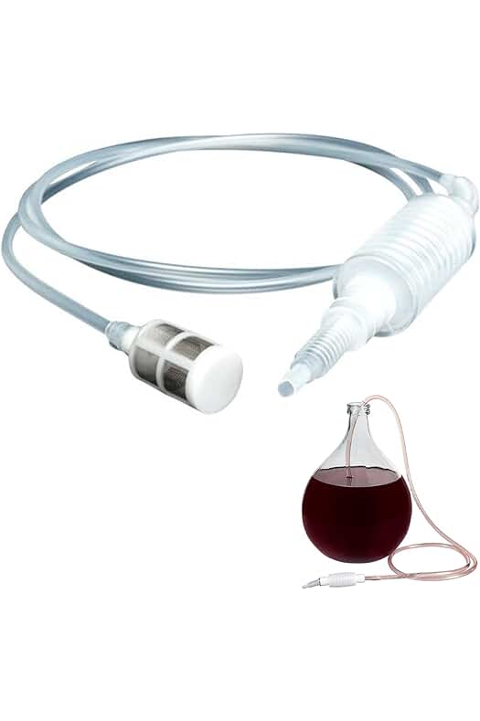 Kit de Sifón de Cerveza para Elaboración Casera de Vino y Cerveza, 2 metros