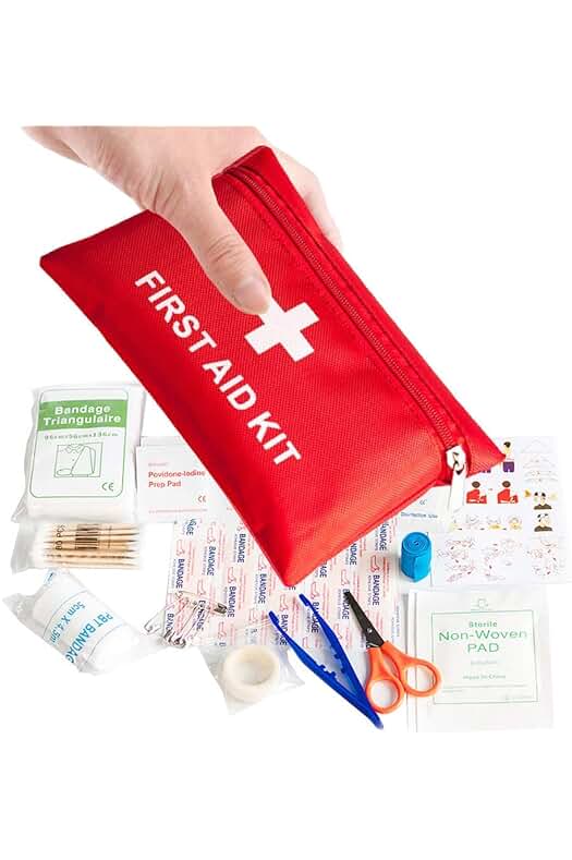 Kit de Supervivencia de Primeros Auxilios: 108 Piezas de Emergencia en una Bolsa Compacta.