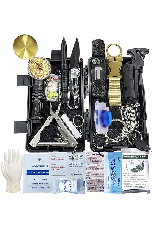 Kit de Supervivencia Ultimate: El Mejor Equipo de Botiquín para Viajar, Caminar y Acampar