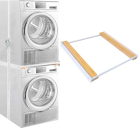 Kit de Unión Universal para Lavadora y Secadora, Accesorios de Apilado para Ahorrar Espacio