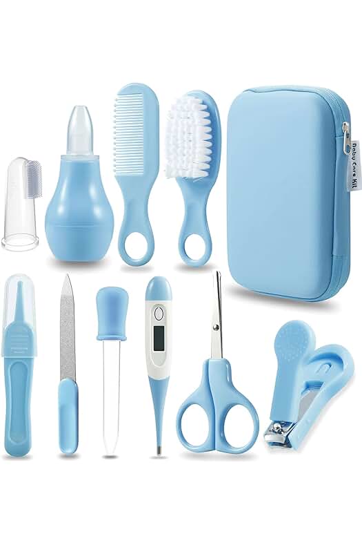 Kit Esencial de Cuidado e Higiene para Bebés, Conjunto Completo de Seguridad y Bienestar Infantil.
