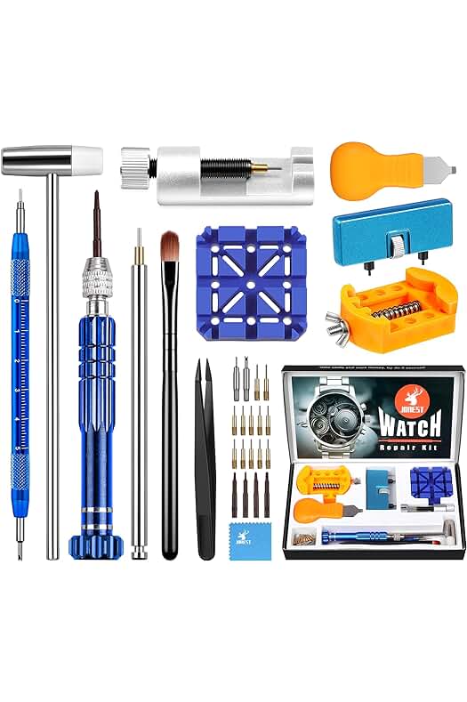 Kit Herramientas Relojero Profesional: Todo lo que necesitas para reparar y ajustar relojes.