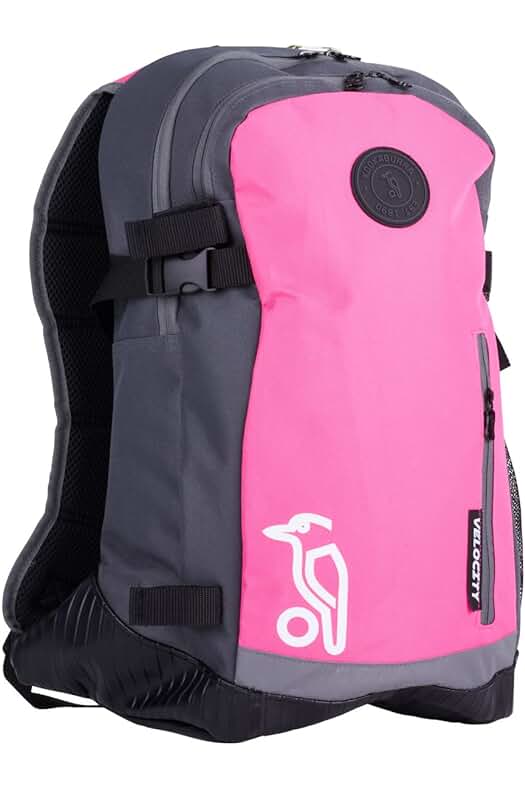 KOOKABURRA Velocity - Mochila de Hockey Juvenil en Gris y Rosa - Talla Única