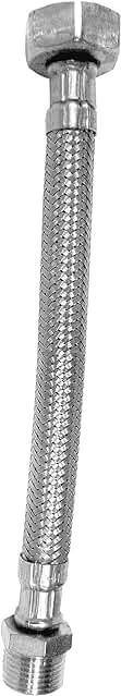 Latiguillo fontanería de alta calidad: S&M 385018, M-H 3/8-3/8, 50 cms.