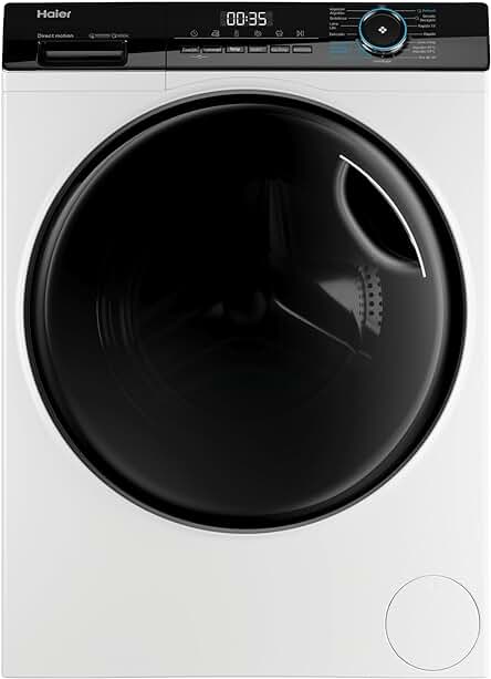 Lavadora secadora Haier I-Pro Series 3 HWD90-B14939-IB - Capacidad 9 kg + 6 kg, Blanco.