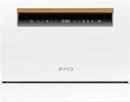 Lavaplatos compacto EVVO MINI D Blanco: Eficiencia y practicidad en tu cocina.
