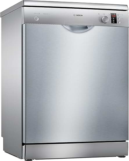 Lavavajillas Bosch Serie 2, 60cm, 12 servicios, Acero Inoxidable - Sin HomeConnect