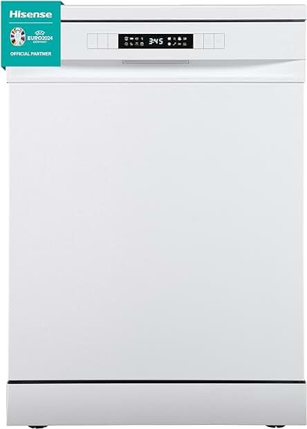 Lavavajillas Hisense HS622E10W - Eficiente, silencioso y con capacidad para 13 servicios.