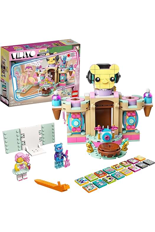 LEGO 43111 VIDIYO Candy Castle Stage: Crea tu propio escenario de dulces con VIDIYO.