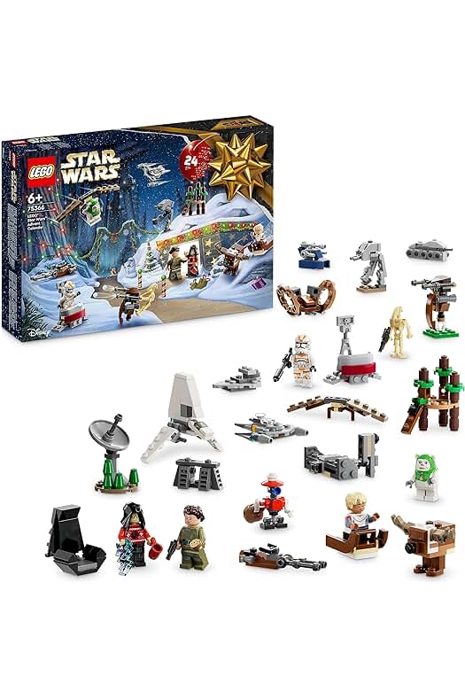 LEGO Star Wars Calendario de Adviento 2023: Descubre 24 Regalos Épicos en la Galaxia