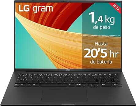 LG Gram 17Z90R-E.AD75B: Ordenador portátil ultraligero de 17 pulgadas con alto rendimiento