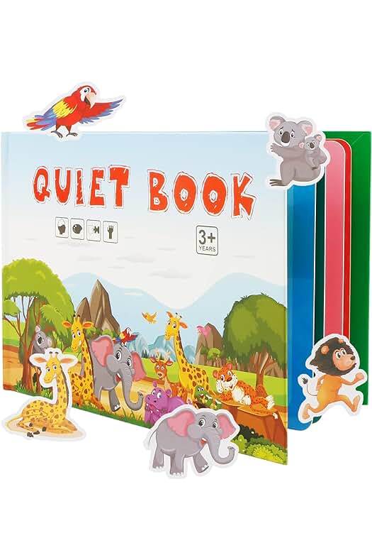Libro Tranquilo Montessori: Juguetes Educativos Tempranos para Niños y Niñas (Animal)