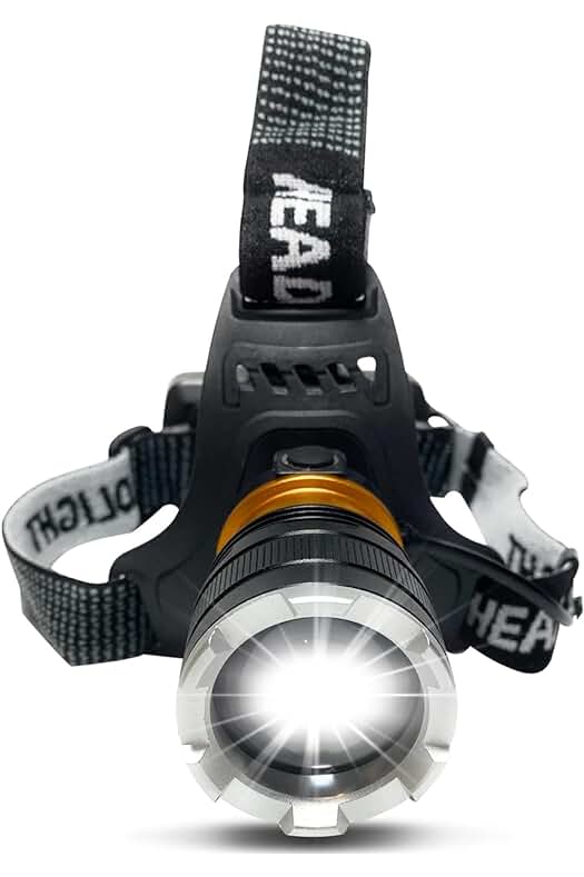 Linterna frontal LED recargable de alto rendimiento para actividades al aire libre