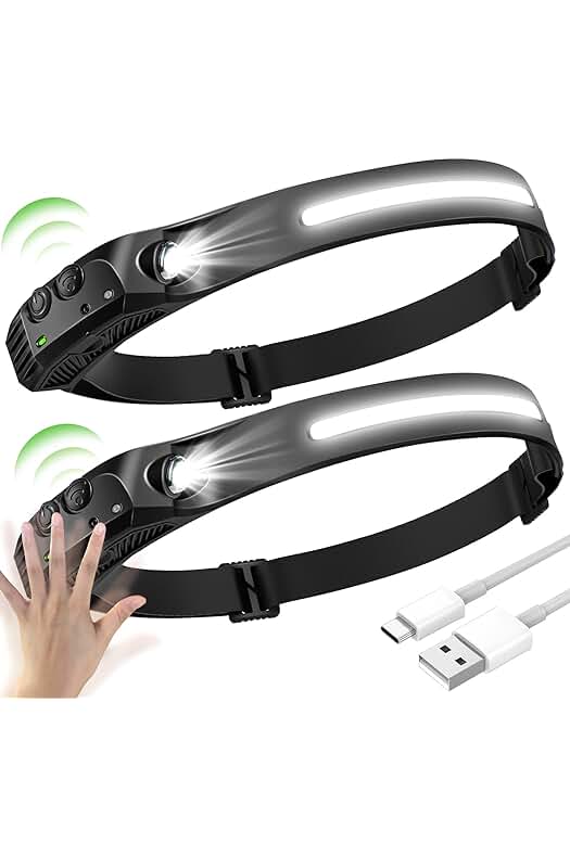 Linterna Frontal LED Recargable para Camping, Pesca, Ciclismo y Running - Gobeam 230