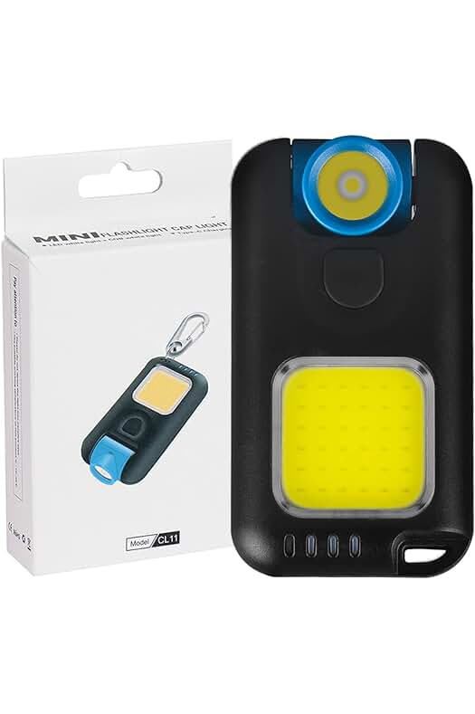 Linterna frontal LED recargable para camping y emergencias, resistente al agua y fácil de llevar.