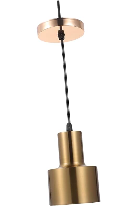 Lámpara colgante de cristal dorado con diseño contemporáneo de candelabro y pantalla de araña vintage.