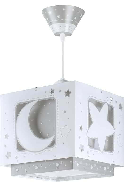 Lámpara Colgante Luna Gris - Dalber 63232E, Iluminación con Diseño Encantador.
