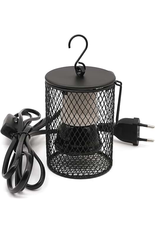 Lámpara de Calor para Reptiles: Potente y Segura - Ideal para Terrarios y Animales (50W)