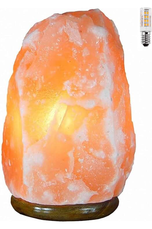 Lámpara de Sal del Himalaya: Ilumina y purifica tu hogar con energía natural.