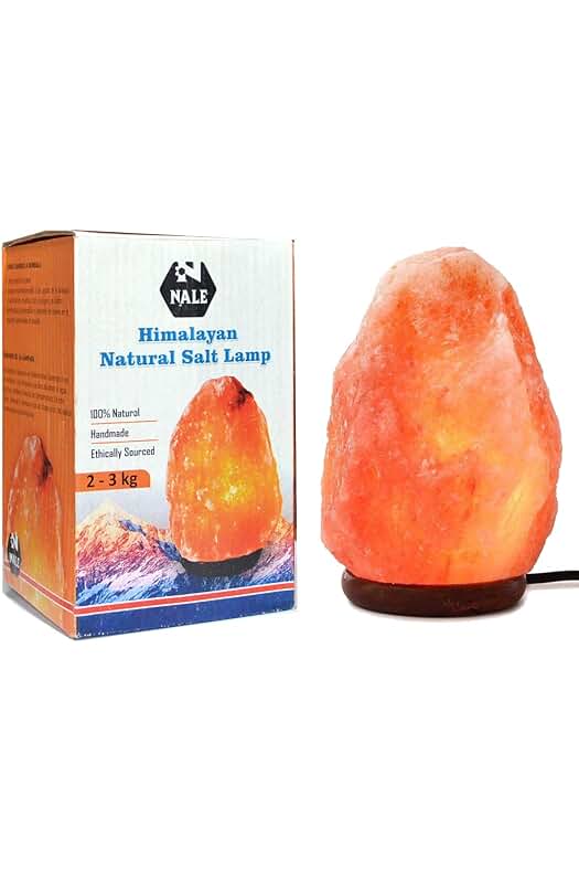 Lámpara de Sal del Himalaya: Ilumina y purifica tu hogar con esta hermosa lámpara.