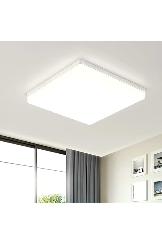 Lámpara de Techo LED Cuadrada de 48W: Iluminación Moderna y Brillante para cualquier Espacio.