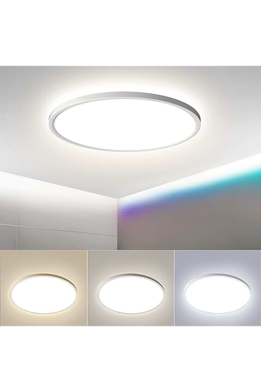 Lámpara LED de techo OTREN, iluminación moderna y versátil para baño, cocina y dormitorio.