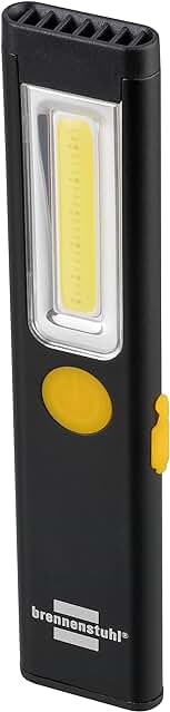 Lámpara LED portátil recargable para taller e inspección con iluminación de trabajo de hasta 12 horas.