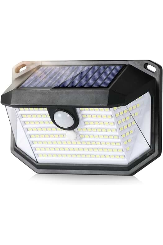 Lámpara Solar para Exteriores: Iluminación Potente y Segura para Jardines, Terrazas y Patios